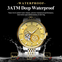 Montres mécaniques de luxe Poedagar 1416 pour hommes, montres originales Relojes Hombre en acier inoxydable, étanches, lumineuses, automatiques pour hommes