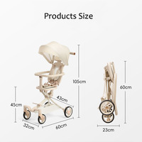 2025 Nouveau design Poussette bébé légère et pliable Landau pour bébé avec la meilleure offre de prix sur le marché