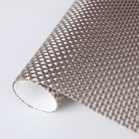 Revêtements muraux en tissu maille acrylique tricoté pour la décoration de chaises de plage extérieures, résistants à l'abrasion, épais et à motif écossais