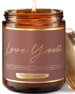 Regalos para Mujeres, Vela Aromática Artesanal de Lavanda y Vainilla en Frasco de Cera de Soya con Tapa, Pequeño Regalo de Boda para Mamá, Hermana, Mejor Amiga, Tía - Product Image 1