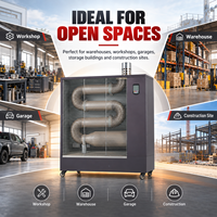 Chauffage au diesel portable tout-en-un pour stationnement de nuit 220v 13kw Chauffage au diesel infrarouge pour maison au kérosène avec CE