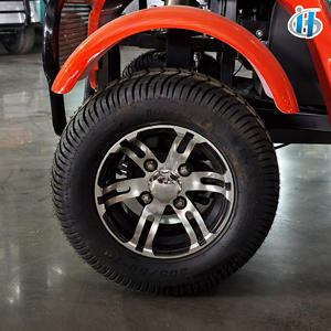 Voiture de golf électrique tout-terrain HLD Sand Beach 1500W 60V 4 places avec toit, véhicule de patrouille extérieur à 4 roues - Product Image 6