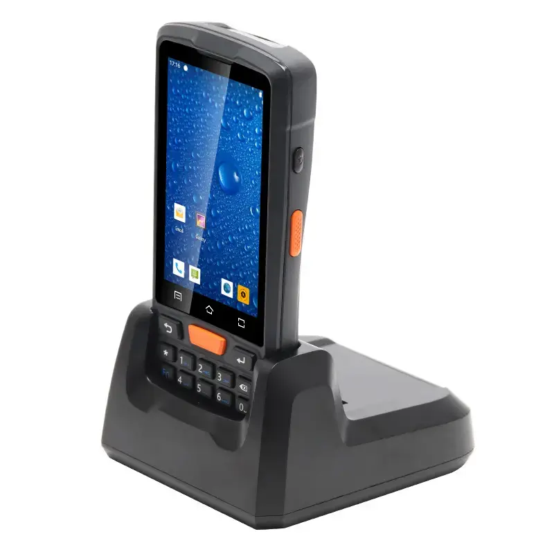 Nhà Máy Giá IP67 không thấm nước gồ ghề gồ ghề PDA QR Máy quét mã vạch 4 inch cầm tay PDA 1D/2D industria PDA uniwa HS001