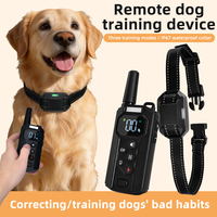 Neu eingetroffen: 2600 Fuß Anti-Bell-Hundehalsband mit Schockfunktion, E-Halsband für Hundetraining, Fernbedienungs-Hundetrainingshalsband mit Vibration