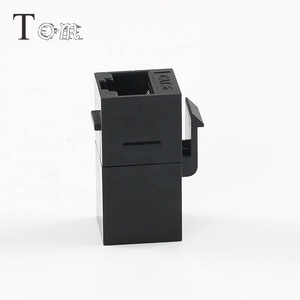 TOM-KJ-6 CAT5E/<span class=keywords><strong>CAT6</strong></span> RJ45 UTP Inline <span class=keywords><strong>Coupler</strong></span> 180 Độ Viễn Thông Thông Thông Tin Liên Lạc Keystone Jack Nữ <span class=keywords><strong>CAT6</strong></span> Inline <span class=keywords><strong>Coupler</strong></span> - Product Image 3