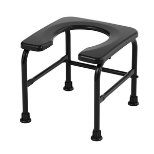 Siège de toilette Squat Pan avec structure en acier pour usage intérieur, tabouret de salle de bain à chasse d'eau - Product Image 1