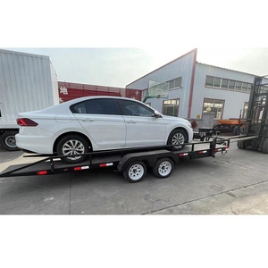Çin 20ft <span class=keywords><strong>2</strong></span> axl araba taşıyıcı römork araba taşıyıcı için - Product Image 3