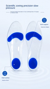 Solette in Silicone Ecologiche con Supporto <span class=keywords><strong>per</strong></span> Arco Plantare, Inserti Massaggianti <span class=keywords><strong>per</strong></span> Fascite Plantare e Spinotto Calcaneo, <span class=keywords><strong>per</strong></span> <span class=keywords><strong>Uomo</strong></span> e Donna, Ammortizzanti e Antidolorifici - Product Image 6
