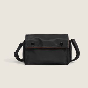 Japanese Style Fashion Waterproof Nylon Crossbody <b>Bag</b> Letter Zipper Closure Multi-functional Men's Outdoor <b>Small</b> Waist Pack - Product Image 1