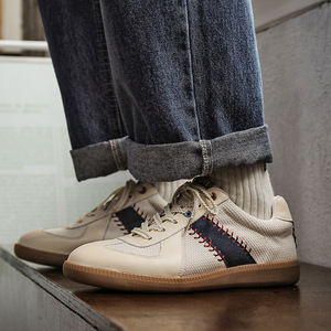Chaussures de marche décontractées pour hommes, style rétro, basses, type baseball - Product Image 4
