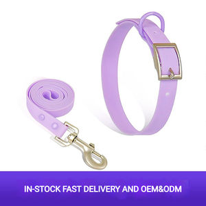 Conjunto de Correa y Arnés para Perro en Color Macaron, Nuevo <span class=keywords><strong>2026</strong></span> |   <span class=keywords><strong>Collar</strong></span> Ajustable de PVC Impermeable y Fácil de Limpiar para Razas Medianas a Grandes - Product Image 3