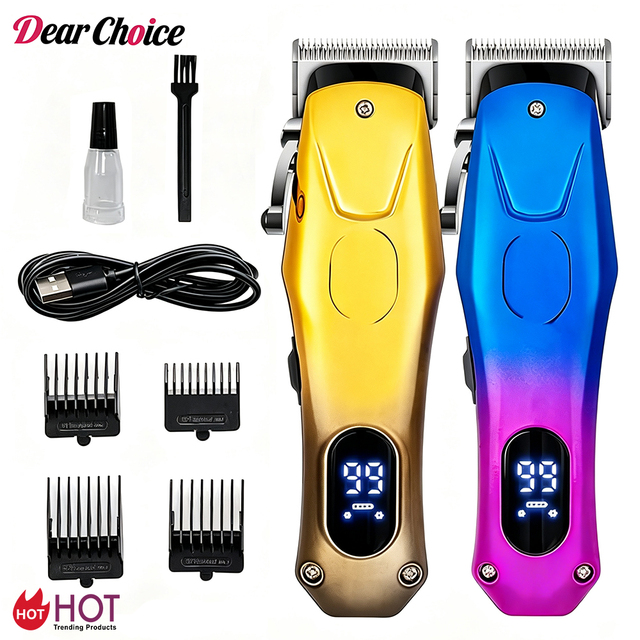 Professional Hair Clipper Rechargeable Hair Trimmer Customized Hair Trimmer for Men Cordless Machine
