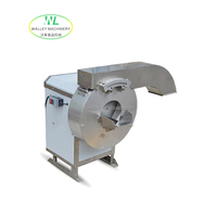 Industriële automatische aardappel snijmachine met motor voor het snijden van groenten & fruit en het maken van friet, met een hoge herhaalingsaankoopgraad.