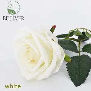 Real Touch fleurs artificielles en soie pour la maison mariage fleurs décoratives préservées saint valentin fête des mères rose éternelle préservée