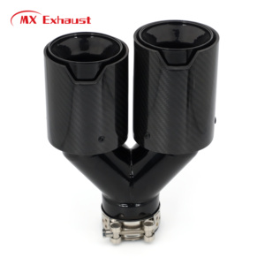 B * MW One Piece <span class=keywords><strong>M</strong></span> <span class=keywords><strong>Performance</strong></span> Embouts d'échappement en carbone B * mw F87 M2 F80 M3 F82 F83 M4 M5 M6 M135i M235i M335I M435I Buses d'échappement T - Product Image 1