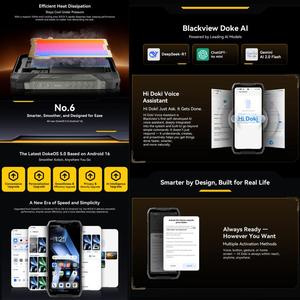 Blackview ROCK 5 รุ่นทั่วโลก ปี 2026 โทรศัพท์มือถือสุดทนทาน รองรับ 4G, หน่วยความจำ 12GB+256GB, หน้าจอ 6.78 นิ้ว ระบบปฏิบัติการ Android 16 - Product Image 6