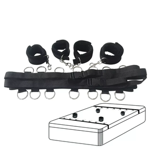 Produits de sexe pour adultes SM Bondage BDSM Jeux de sexe Menottes Pieds Menottes Ensemble de manchettes Sex Toys - Product Image 5