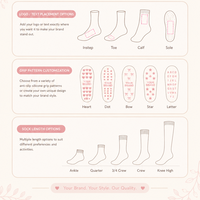 Chaussettes de yoga personnalisées pour femmes à volants, tricotées mi-mollet, antidérapantes, pour le sport, le fitness, le ballet et le Pilates, collection automne