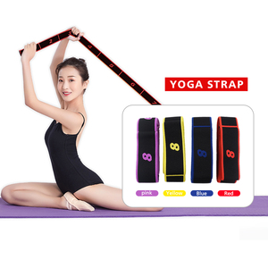 Chất Lượng Cao Tùy Chỉnh Yoga Mat Dây Đeo Đàn Hồi <span class=keywords><strong>Jacquard</strong></span> Logo Kéo Dài Ban Nhạc Kháng <span class=keywords><strong>Spandex</strong></span>/Nylon 40Mm Cho Thuận Tiện Mang Theo - Product Image 1