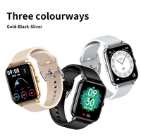 Montre connectée CY13 pour femmes et couples - Répondre aux appels, bracelet multisports avec écran IPS et bracelet en silicone, compatible iOS