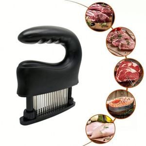 Stainless Steel Sharp Needle <b>Blade</b> Meat Tenderizer with Soft Handle Eco-Friendly for Home Kitchen Use - Product Image 2
