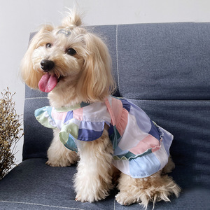 Custom-made colorful plaid pet <b>clothes</b>, dog dresses, bow-tie plaid sundresses, and <b>cat</b> costumes. - Product Image 1