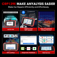 LAUNCH Versión 2026 CRP129E V2.0 OBD2 Creader Elite Herramienta de Diagnóstico de Cuatro Sistemas Lector de Código VIN Automotriz Actualización de Software Gratuita