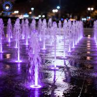 Fuente de agua seca para jardín con control programable, música y bajo voltaje, precio de fábrica Watershow