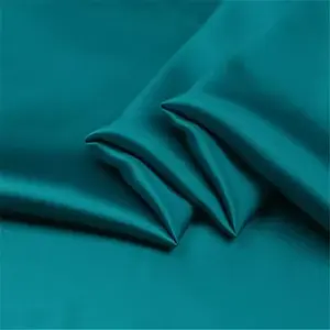 Top Quality Graceful Plain Smooth 100% Pure Mulberry Silk Satin Fabric for Women Night Underwear 6 A Grade