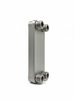 Échangeur de chaleur à plaques brasées en acier inoxydable personnalisé RIYI, refroidisseur de pompe moteur, refroidisseur d'eau liquide HVAC, réfrigération