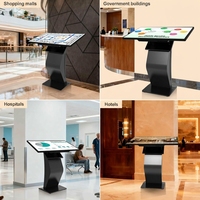 Pantalla Digital Publicitaria Comercial Android 4K de 21.5-85 Pulgadas con Soporte de Pie para Centros Comerciales, Hoteles y Tiendas Minoristas