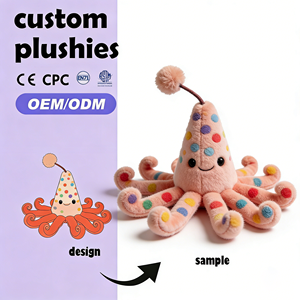 Juguetes de Peluche Personalizados Súper Suaves, Fábrica China Auditada, Venta al Por Mayor OEM, Juguetes Promocionales de Animales Lindos Bordados para Bebés y Niños - Product Image 6