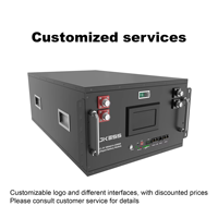 Kit de Batería de Litio Ferrofosfato JKESS 51.2V 15kWh 280AH con BMS de Balance Activo, Caja Apilable 6U para Almacenamiento Solar, UE