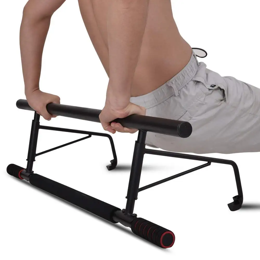 Вытягивающая штанга для дверного прохода-ручка для домашнего тренажерного зала-штанга с укороченной штангой