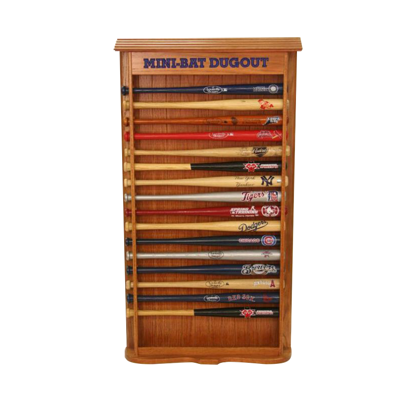 Apache Customizable Wood Baseball Bat Display Rack for Baseball Stores for Showcasing Bats in Stylish Racks — view 4