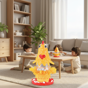 Jeu de table éducatif et compétitif multijoueur pour tout-petits et réunions de famille : les poules pondent <span class=keywords><strong>des</strong></span> œufs et jouent à <span class=keywords><strong>des</strong></span> jeux de plume. - Product Image 6