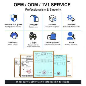 ถุงขยะจากการก่อสร้างถุงกระสอบข้าวสำหรับการเกษตรผ้า PP ทอเป็นมิตรต่อสิ่งแวดล้อมสีแดง25กก. 50กก. - Product Image 6