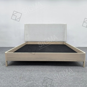 Cama doble de madera maciza superventas precio directo de fábrica almacenamiento ecológico cama <span class=keywords><strong>marital</strong></span> para dormitorio principal - Product Image 4