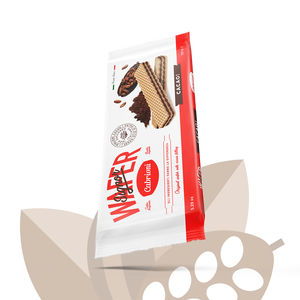 Wholesale Cabrioni Italian Brand Signor Wafer-Crispy Sweet Cocoa Wafers Filled with <b>Chocolate</b> Cream in Bag 150g for Breakfast - Product Image 1