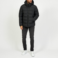 Veste matelassée pour homme, chaude pour l'hiver, à capuche, écologique, respirante, style décontracté, rembourrage épais, pour un usage quotidien, offrant un ajustement confortable