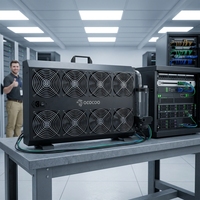 Radiateur de refroidissement externe OCOCOO BC5 avec réservoir de pompe, refroidisseur liquide à 8 ventilateurs pour serveur GPU IA, applications médicales et esthétiques