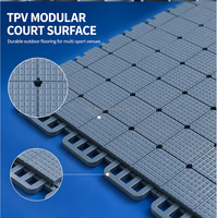 Recommande les dalles de sol pour terrain de basket-ball extérieur TIANSU DIY pour jardin, échantillon gratuit