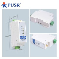 Convertisseur PUSR DIN Rail Série RS485 vers LoRaWAN, Utilitaire de Configuration de Nœud Terminal LoRaWAN, Données Stables et Fiables USR-DR206/DR216