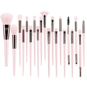 Super professionnel noir 20 pièces ensemble de pinceaux de maquillage cosmétique Cosmetiquera Brochas marque privée <span class=keywords><strong>Glam</strong></span> <span class=keywords><strong>Brush</strong></span> Kit bon prix - Product Image 4