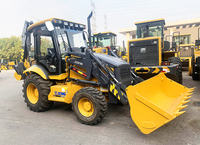 XCMG resmi XC870K Towable Backhoe Loader Mini Excavator Backhoe harga