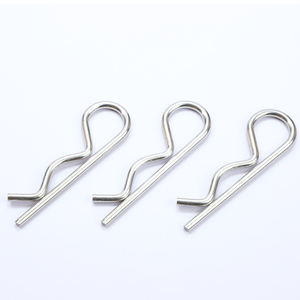 10pcs/bag 304 Stainless Steel/Carbon Steel <b>R</b> Type Spring Cotter Pin Wave Shape Split <b>Clip</b> Clamp Hairpin for Car M1.2 M2 M2.5 M3 - Product Image 2