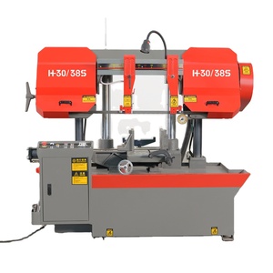 H-30 directe d'usine/38S contrôle d'interface homme-machine taille de sciage réglable scie à ruban métallique automatique horizontale. - Product Image 1
