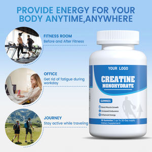 Gomitas de Monohidrato de Creatina - Ayuda para la Energía y la Recuperación, Antes y Después del Ejercicio, 90 Gomitas - Product Image 5