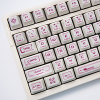 Teclas de cerámica personalizables de 115 teclas para juegos y ordenador Teclados de interruptor Cherry Gateron MX de gama alta en teclas blancas personalizadas