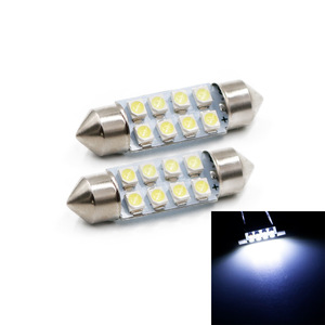 Ampoule intérieure LED double point à 8 lampes 1210 pour voiture, éclairage de toit de voiture, lampe de lecture pour voiture, 31, 36, 39, 41 mm - Product Image 3